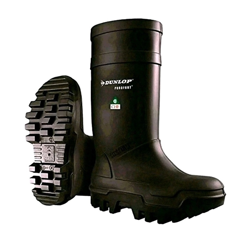 Dunlop Purofort Thermo full Safety Men's Knee Boots‎ Black Size 6